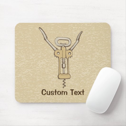 コルクねじ マウスパッド (マウス)