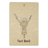 コルクねじ ミニクリップボード (裏面)