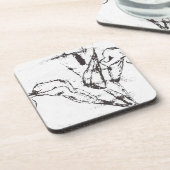 コルクのコースター コースター (左側)