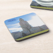 コルクのコースター#10 06010が付いている国会議事堂のプラスチック前部 コースター (左側)