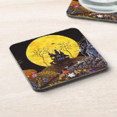 コルクのハロウィンセットはコースター、幽霊を支持しました コースター (左側)