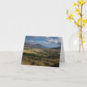 コルクの景色カード カード (黄色い花)