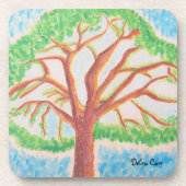 コルクの木のコースター コースター (正面)