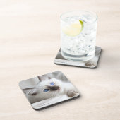 コルクの背部が付いている6つのバリ島の堅いプラスチックコースター コースター (右側)