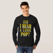 コルクの音が聞こえポップ・アートのた5 Tシャツ (正面フル)