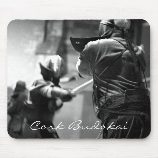 コルクのBudokaiのkendoのマウスマットの道場 マウスパッド (正面)