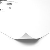 コルクアイルランドスカイラインBW ポスター (コーナー)