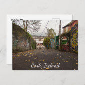 コルクアイルランド通りアート写真用はがき ポストカード (正面/裏面)