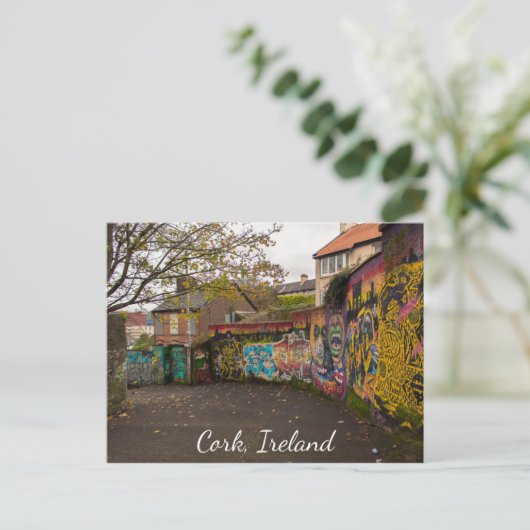 コルクアイルランド通りアート写真用はがき ポストカード (スタンド正面)