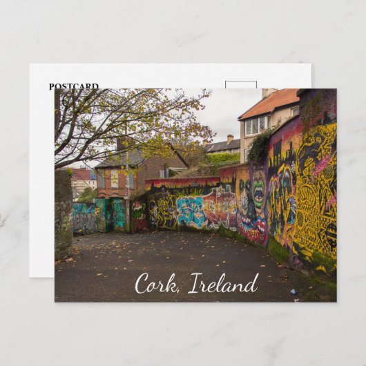 コルクアイルランド通りアート写真用はがき ポストカード (正面/裏面)