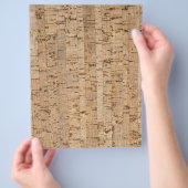 コルクオーク模様 チラシ (手)