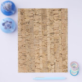 コルクオーク模様 チラシ (シングル)