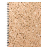 コルクオーク模様 ノートブック (正面)