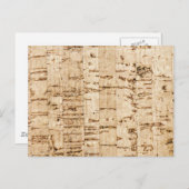 コルクオーク模様 ポストカード (正面/裏面)