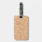 コルクオーク模様 ラゲッジタグ (裏面縦)