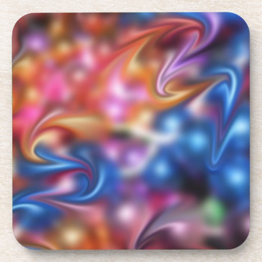 コルクコースターの液色セット コースター (正面)