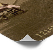 コルクシティアイルランド19世紀の通りシーン ポスター (角)