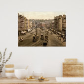 コルクシティアイルランド19世紀の通りシーン ポスター (キッチン)