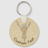 コルクスクリューキーチェーン キーホルダー (正面)