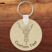 コルクスクリューキーチェーン キーホルダー (正面)