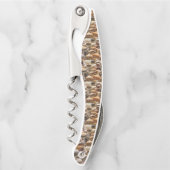 コルクスクリューボトルオープナーシーシェル ソムリエナイフ (正面)