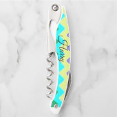 コルクスクリューボトルオープナーパステル ソムリエナイフ (正面)