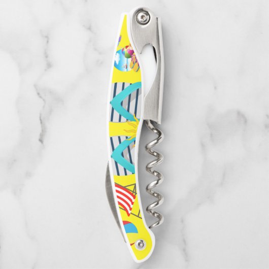 コルクスクリューボトルオープナービーチ ソムリエナイフ (裏面)