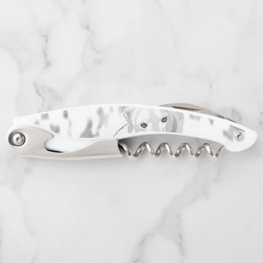 コルクスクリューボトルオープナーポーラーベア ソムリエナイフ (正面)