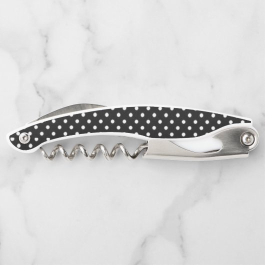 コルクスクリューボトルオープナー水玉模様 ソムリエナイフ (裏面)