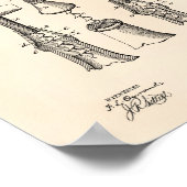 コルクスクリュー1883特許芸術 – オールドペッパー ポスター (角)