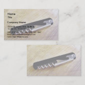 コルクスクリュー 名刺 (正面/裏面)