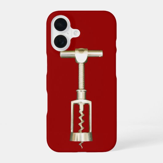 コルクスクリュー iPhone 16ケース (裏面)