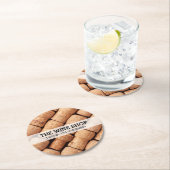 コルクス |ワイン試飲 ラウンドペーパーコースター (インサイチュ)