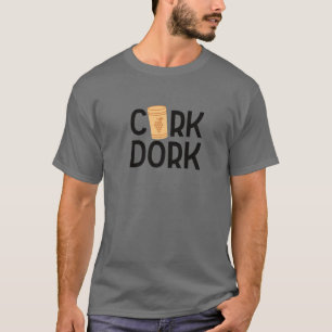コルクドおもしろいークワインパン飲用ワイナリーテイストG Tシャツ