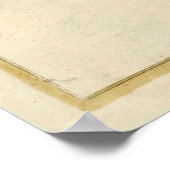 コルクハーバーアイルランドのヴィンテージの地図(1702) ポスター (角)