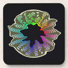 コルクバッキング付きレインボースウィッシュコースター コースター