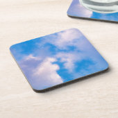 コルクバック付きハードプラスチック製コースター「雲」 コースター (左側)
