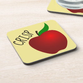 コルクバック付きパリパリApple Plasticコースター コースター