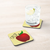 コルクバック付きパリパリApple Plasticコースター コースター (右側)
