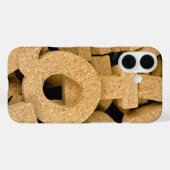 コルクブロック文字 Case-Mate iPhoneケース (裏面 (横))