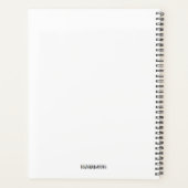 コルクプランナーカバー付きデイリーデザイン- HAMbWG プランナー手帳 (裏面)