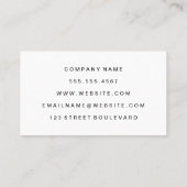 コルクプリント | ワイングラスボトル 名刺 (裏面)