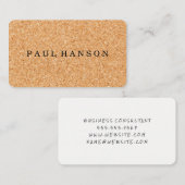 コルクプリント 名刺 (正面/裏面)
