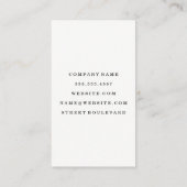 コルクプリント 名刺 (裏面)