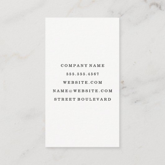 コルクプリント 名刺 (裏面)