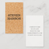 コルクプリント 名刺 (正面/裏面)