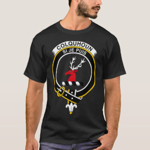コルクホーンクレストタータンチェッククラスコティッシュクラン Tシャツ