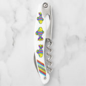 コルクボトルオープナストライプー魚 ソムリエナイフ (裏面)