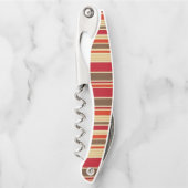 コルクボトルオープナーストライプ ソムリエナイフ (正面)