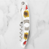 コルクボトルオープナーヒマワリ ソムリエナイフ (正面)